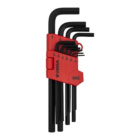 Vega Hex L-Key Set - inch (Long), 10 pieces HL10A